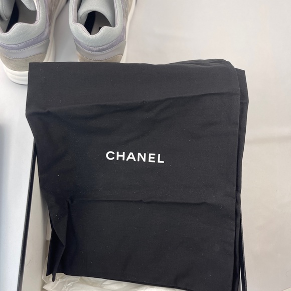 Chanel Low Top Trainer CC "Dark Grey" "3M" - Picture 13 of 16